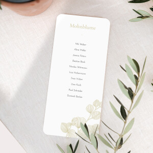 Sitzplan Hochzeit Eukalytuszweige Beige Sitzplan Hochzeit Eukalytuszweige Beige
