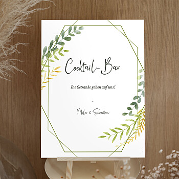 Willkommensschild hochzeit flora grün Willkommensschild hochzeit flora grün