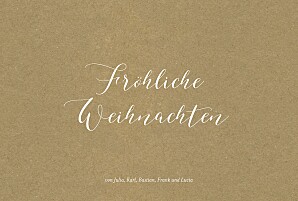 Weihnachtskarten beige festliches ornament gold (nachricht) kraft Weihnachtskarten beige festliches ornament gold (nachricht) kraft