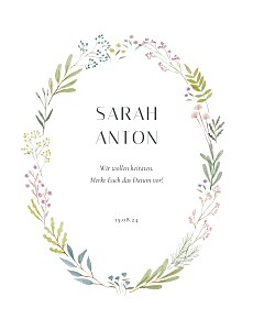 Hochzeitseinladungen waldtanz (hoch) beige Hochzeitseinladungen waldtanz (hoch) beige