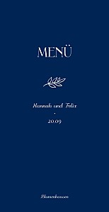 Menükarte blau baumgeist blau Menükarte blau baumgeist blau
