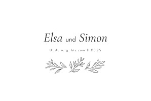 Antwortkarte hochzeit floral romantisch grau Antwortkarte hochzeit floral romantisch grau