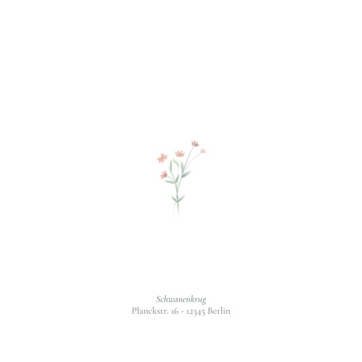 Hochzeitseinladungen Floraler Kranz (Klappkarte) Rosa - Seite 2