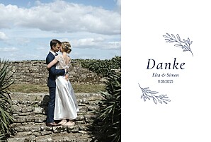 Dankeskarten hochzeit blau romantisch (klappkarte) blau Dankeskarten hochzeit blau romantisch (klappkarte) blau