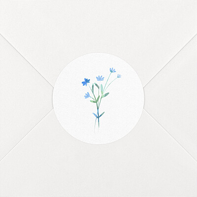Aufkleber hochzeit blau floraler kranz blau Aufkleber hochzeit blau floraler kranz blau