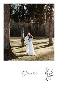 Dankeskarten hochzeit weiß zarte zweige weiß Dankeskarten hochzeit weiß zarte zweige weiß
