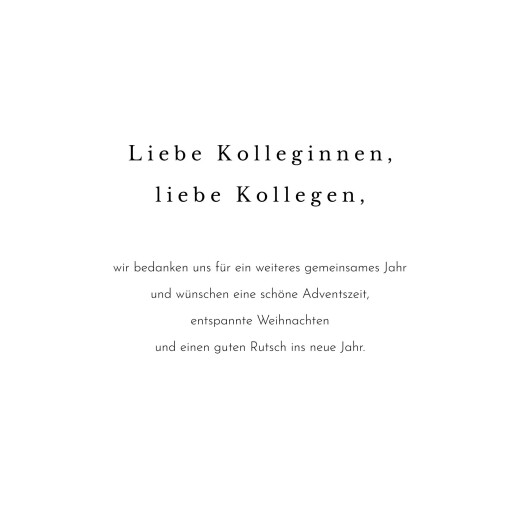 Weihnachtskarten geschäftlich Aquarellkranz (Klappkarte) Weiß - Seite 3 Weihnachtskarten geschäftlich Aquarellkranz (Klappkarte) Weiß - Seite 3
