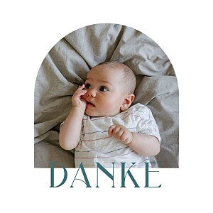 Dankeskarten blau großer stolz (rund) blau Dankeskarten blau großer stolz (rund) blau