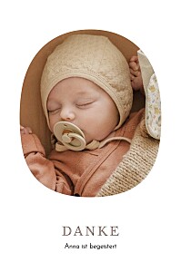 Dankeskarten mädchen meine babywelt weiß Dankeskarten mädchen meine babywelt weiß