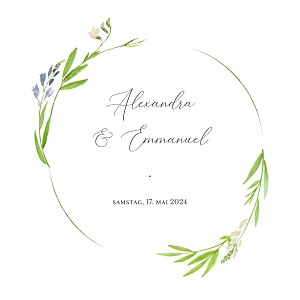 Hochzeitseinladungen blau blumenidylle (krone) klappkarte blau Hochzeitseinladungen blau blumenidylle (krone) klappkarte blau