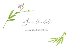 Save-the-date karten floral blumenidylle rosa Save-the-date karten floral blumenidylle rosa