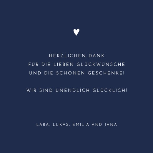 Dankeskarten Elegant Herz (Gold) Dunkelblau - Seite 3 Dankeskarten Elegant Herz (Gold) Dunkelblau - Seite 3