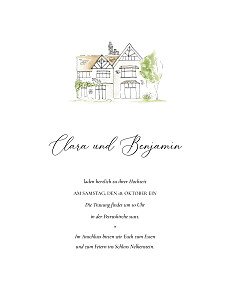 Hochzeitseinladungen mit foto unter uns (hochformat) weiß Hochzeitseinladungen mit foto unter uns (hochformat) weiß
