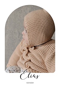 Geburtskarten mädchen raffinesse (bogenform) weiß Geburtskarten mädchen raffinesse (bogenform) weiß