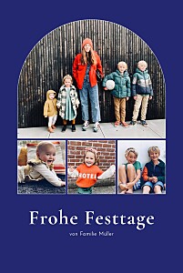 Weihnachtskarten blau erinnerungen (klappkarte) blau Weihnachtskarten blau erinnerungen (klappkarte) blau