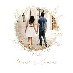 Hochzeitseinladungen beige sommerwiese (medaillon) grün Hochzeitseinladungen beige sommerwiese (medaillon) grün