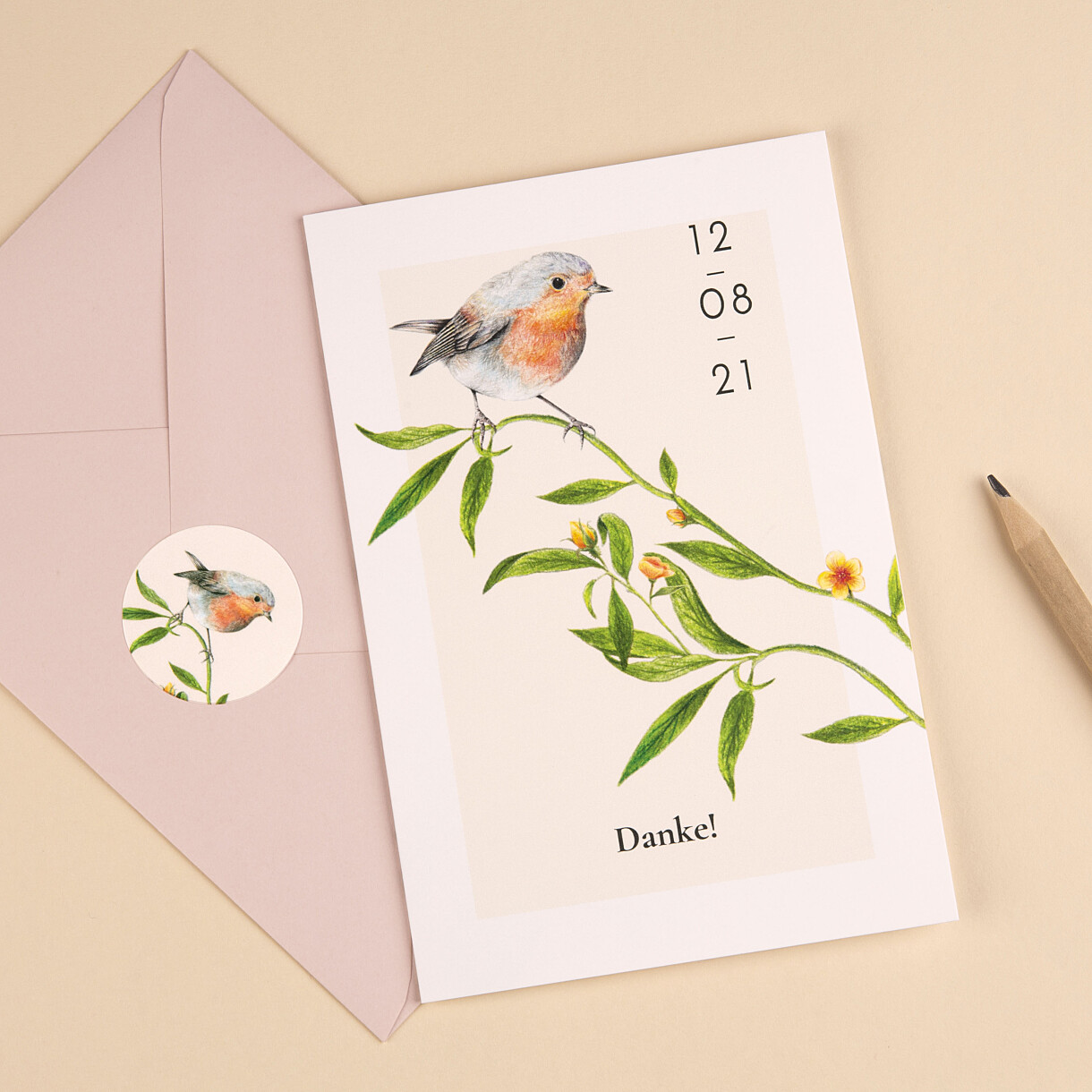 Dankeskarten hochzeit naturalis Dankeskarten hochzeit naturalis