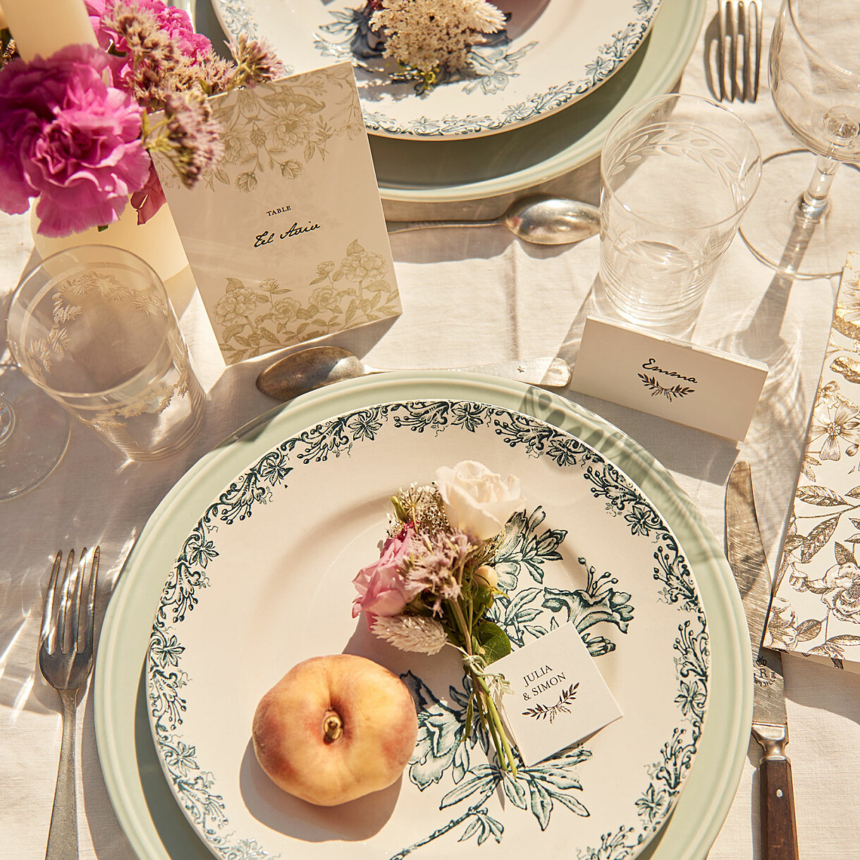 Tischkarten hochzeit blütenspiegelung Tischkarten hochzeit blütenspiegelung